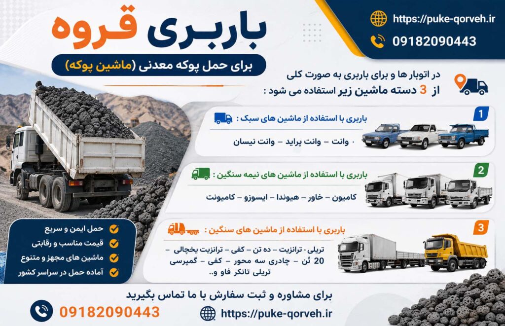 باربری حمل پوکه قروه